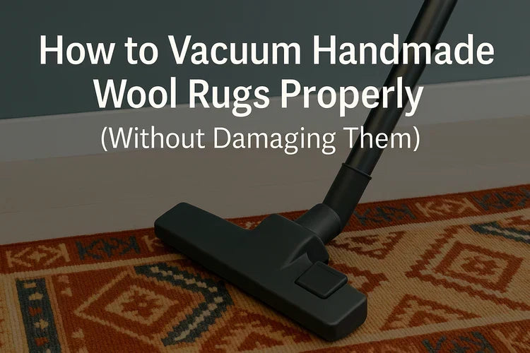 How to Vacuum Handmade Wool Rugs Properly (Without Damaging Them) ?