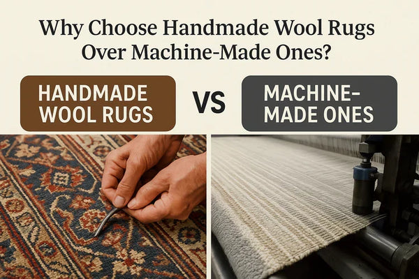 Why Choose Handmade Wool Rugs Over Machine-Made Ones?