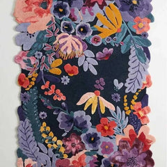 Hand Tufted Floral Carpet | Premium Wool Designer Rug for Living Room, Bedroom, Home Decor