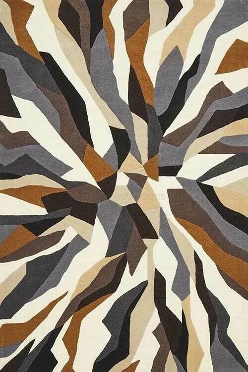 Premium Abstract Tufted Carpet | Modern Luxury Wool Area Rug