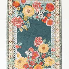 Vintage Hand-Tufted Floral Carpet | Premium New Zealand Wool | Luxury Botanical Area Rug