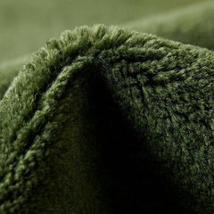 Solid Olive Green Hand-Tufted Wool Area Rug | Luxury Minimalist Carpet for Living Room, Bedroom & Home Decor