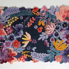 Hand Tufted Floral Carpet | Premium Wool Designer Rug for Living Room, Bedroom, Home Decor