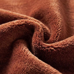 Luxury Hand Tufted New Zealand Wool Area Carpet | Solid Terracotta Modern Area Rug for Living Room & Dining Space