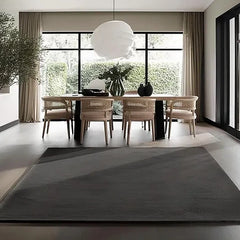 Luxury Charcoal Grey Hand Tufted Area Rug | New Zealand Wool | Soft, Durable Modern Minimalist Carpet