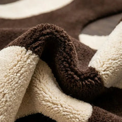 Modern Abstract Hallway Runner Rug | Hand Tufted New Zealand Wool Area Rug