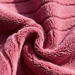 Blush Pink Hand-Tufted Rug | 100% New Zealand Wool Curved Modern Luxury Area Rug