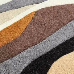 Premium Abstract Tufted Carpet | Modern Luxury Wool Area Rug