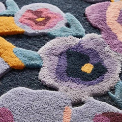 Hand Tufted Floral Carpet | Premium Wool Designer Rug for Living Room, Bedroom, Home Decor