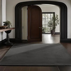 Luxury Charcoal Grey Hand Tufted Area Rug | New Zealand Wool | Soft, Durable Modern Minimalist Carpet