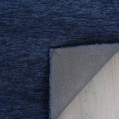 Premium Deep Navy Blue Hand Tufted Wool Area Rug | Modern Luxury Carpet for Living Room, Bedroom & Home Decor
