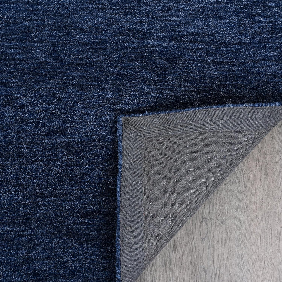 Premium Deep Navy Blue Hand Tufted Wool Area Rug | Modern Luxury Carpet for Living Room, Bedroom & Home Decor