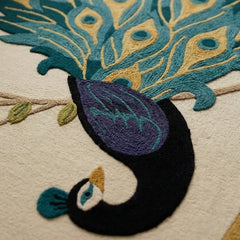 Art Deco Peacock Rug