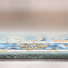 Leopard Area Rug, Hand Tufted Wool Carpet, Vintage Persian Design, Statement Decor