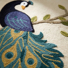 Art Deco Peacock Rug