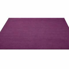 Plush Aubergine Shag Rug, Deep Purple Velvet, Modern Living Room Decor