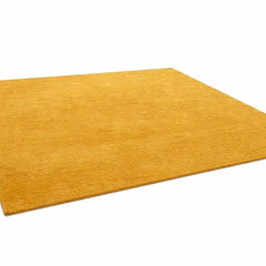 Mustard Yellow Area Rug, Soft Plush Rug, Modern Minimalist Home Decor