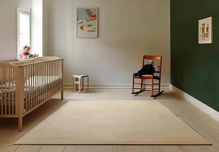 Hand Tufted Ivory Wool Carpet | Made with 100% Ethically Sourced New Zealand Wool for Premium Modern Homes