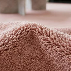 Luxury Solid Blush Terracotta Hand Tufted Wool Area Rug | Modern Minimalist Carpet for Home Décor, Living Room & Bedroom