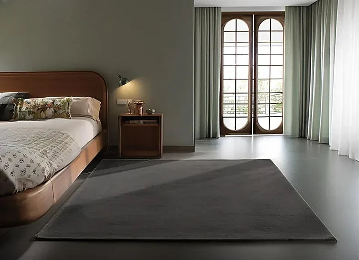 Luxury Charcoal Grey Hand Tufted Area Rug | New Zealand Wool | Soft, Durable Modern Minimalist Carpet