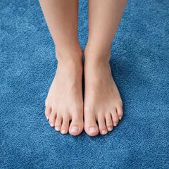 Modern Solid Blue Rug