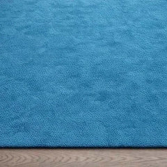 Modern Solid Blue Rug