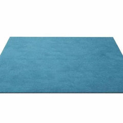 Modern Solid Blue Rug
